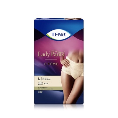 Bielizna chłonna TENA Lady Pants Plus Creme L 30szt.