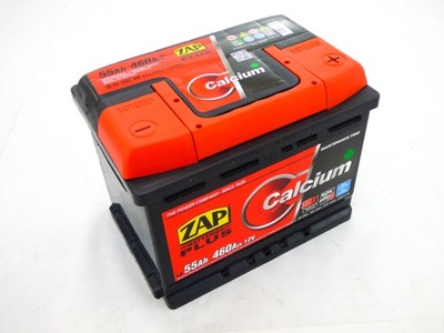 Акумулятор 55ah 460 l+ zap plus 55565 фото №1