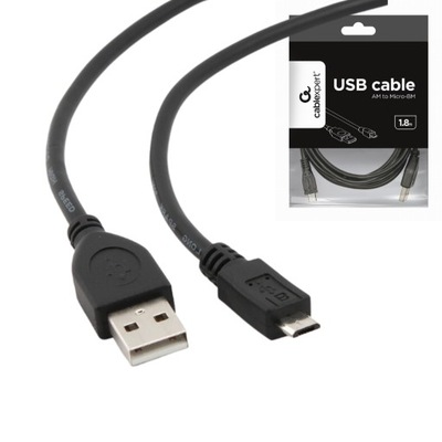 Kabel USB MICRO USB 2.0 AM-MBM5P micro-USB GEMBIRD 1.8M