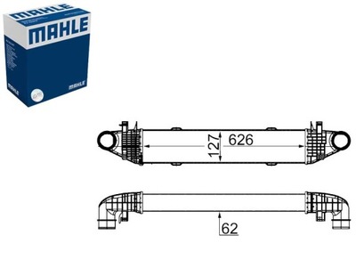 INTERCOOLER MERCEDES C T-MODEL S204 C W204 1.8 2.1D 01.07-08.14 MAHLE