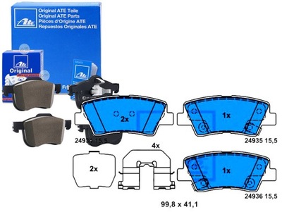 Тормозные колодки тормозные hyundai задняя sonata tucson 2,0-2,7 фото №1