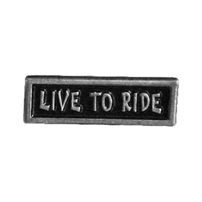 Przypinka Pin znaczek motocyklowy Live to Ride