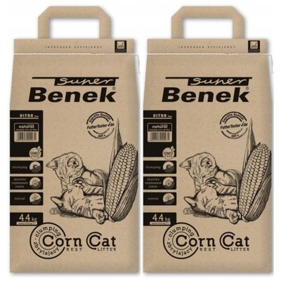 Super Benek Corn Cat Ultra Naturalny 2x 7L
