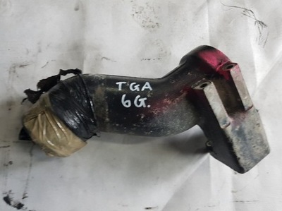 Колектор всмоктуючий труба коліно man tga d28 фото №1