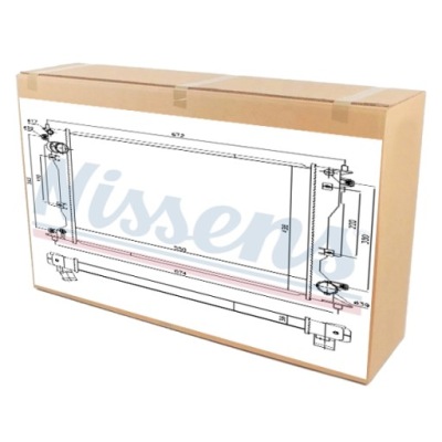 Радиатор двигателя воды nissens к lexus is 2 фото №1