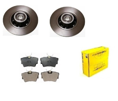 Гальмівні диски гальмівні колодки підшипник fiat talento 2016- vivaro b 2014- задня kpl фото №1