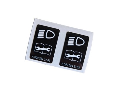 Набор наклеек фары mercedes wiele modeli фото №1