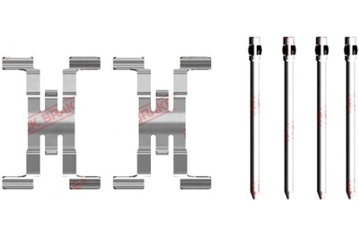 Набор монтажный тормозных колодок перед alfa romeo giulia stelvio bmw x2 f39 фото №1