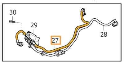 Volvo xc90 s90 v90 ii шланг вакууму оригінальний номер фото №1
