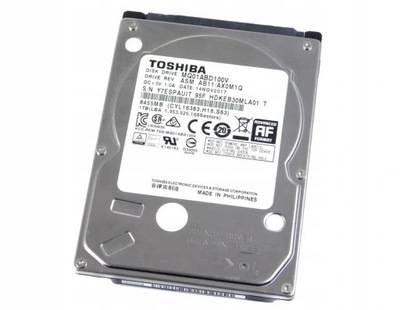 TOSHIBA 1TB HDD 2.5" SATA II 5400 MQ01ABD100V