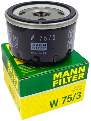 MANN FILTER FILTRO ACEITES W75/3 RENAULT OP643/3  
