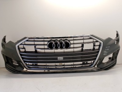 Audi a6 c8 4k s-line 6 pdc ксенон омивачі бампер перед передній фото №1