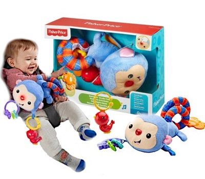 FISHER PRICE ZAWIESZKA DO WÓZKA ŁÓŻECZKA MAŁPKA