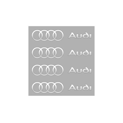 3D DE METAL PEGATINAS PARA DEKORACJI INTERIOR COCHE ODZNAKI AUTO STYLIZACJA PARA AUDI TT  