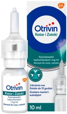 Otrivin Katar i Zatoki aerozol spray do nosa 10ml