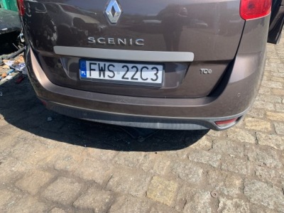 Renault grand scenic 3 бампер задняя  задний под pdc - tecnb фото №1