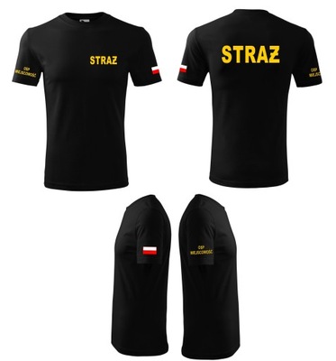 Koszulka Straż Pożarna STRAŻACKA OSP T-shirt 3XL