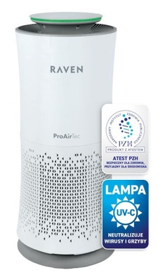 Oczyszczacz powietrza Raven EOP003UV-C Jonizacja Lampa UV-C