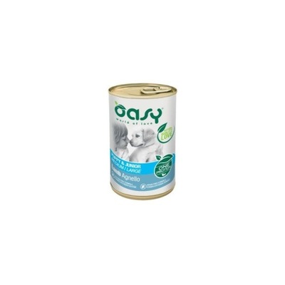 Mokra karma dla psa OASY Puppy&Junior z jagnięciną 400g