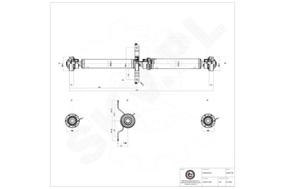 Skv wał привідний - audi a6 c6 - 4f0521101b фото №1
