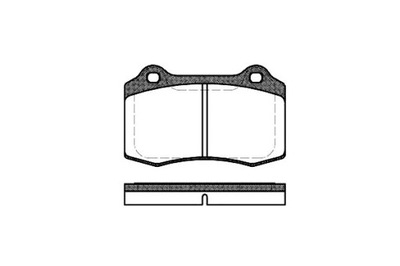 КОЛОДКИ ТОРМОЗНЫЕ REMSA 4254C6 JLM21282 MXD2750AA