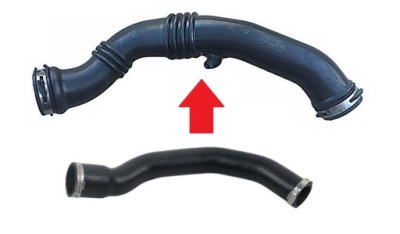 Труба пабтрубок  turbo интеркулер ford c-max 2.0 tdci фото №1