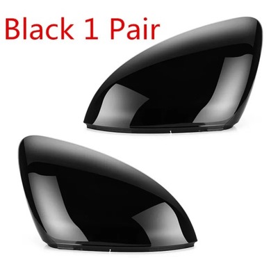 1 PAIR CAR SIDE MIRROR COVER PARA VW GOLF 7 MK7 MK7.5 TOURAN L REAR V~59736  