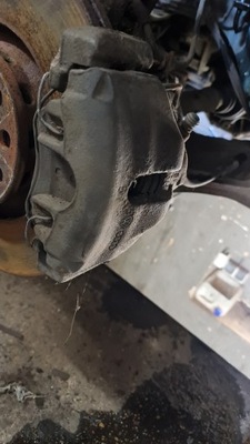 Суппорт тормозной левый перед audi a6 c5 312mm фото №1