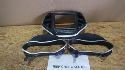 Рамка защита спидометра радио jeep cherokee kl 2447848-xsa p68164099ab фото №1
