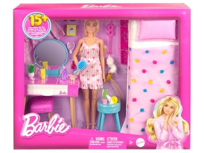Lalka Barbie Sypialnia HPT55