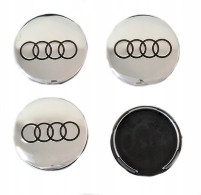 AUDI КОВПАЧКИ KAPSLE КОВПАЧКИ DO ДИСКІВ 59MM/55MM