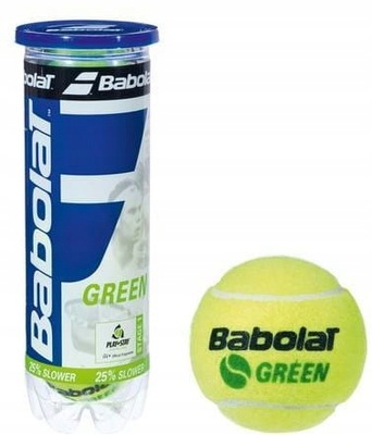 Piłki tenisowe dla dzieci BABOLAT Green | 3 szt.