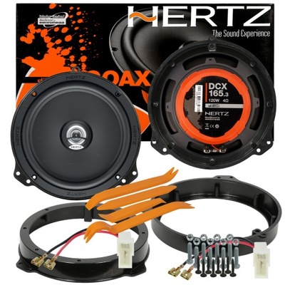 HERTZ DCX165 ALTAVOCES SUZUKI BALENO PARTE DELANTERA DISTANCIAS  