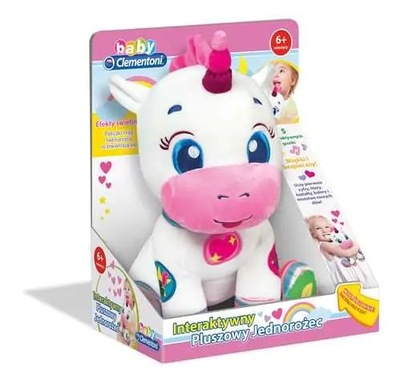 CLEMENTONI INTERAKTYWNY PLUSZOWY JEDNOROŻEC