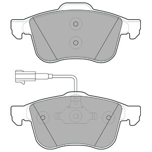 КОЛОДКИ ГАЛЬМІВНІ DELPHI LP1959