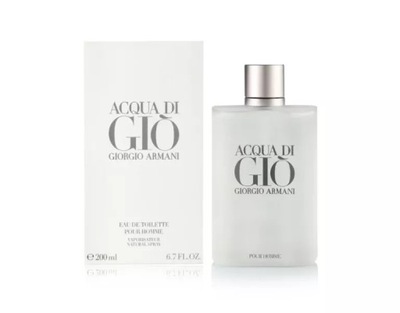 GIORGIO ARMANI ACQUA DI GIO 200 ML WODA TOALETOWA