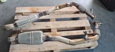 Sq8 4m rsq8 q8 труба вихлопна глушник ліва права 4.0 tfsi sq7 4m q7 комплект фото №1