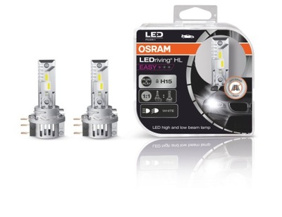 OSRAM LUCES DIODO LUMINOSO LED H15 12V 3.8W/16.5W HL EASY  