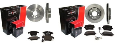 Тормозные диски тормозные колодки maxgear p+t vw transporter t5 v фото №1