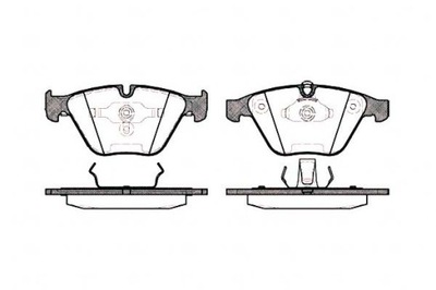 КОЛОДКИ ТОРМОЗНЫЕ BMW 5 E60 E61 6 E63 20.3MM WVA233