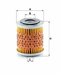 FILTRO COMBUSTIBLES P 66 X  