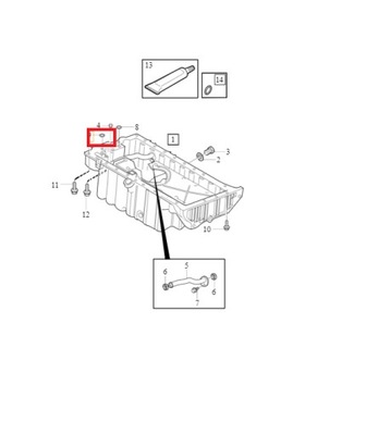 O-RING TRAY VOLVO 850, 960, S60, V/S40  