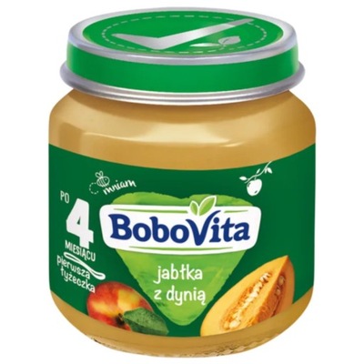 BOBOVITA Deser Owocowy Jabłko z Dynią 4 m+ 125 g