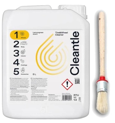 CLEANTLE Tire And Wheel Cleaner 5L do opon i felg