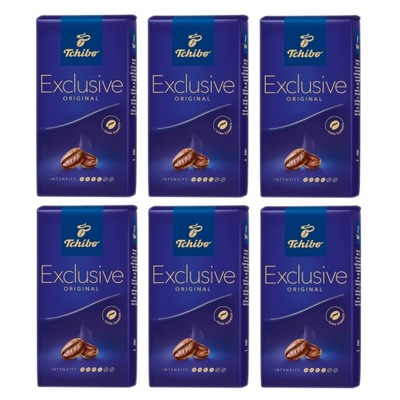 6x Kawa palona ziarnista TCHIBO Exclusive 1 kg