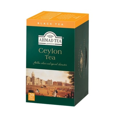 Herbata Ahmad Ceylon Tea 20 kopert cejlońska