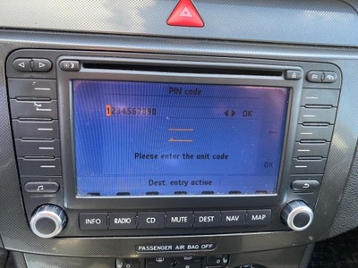 VW PASSAT B6 05-10 RADIO NAVEGACIÓN ORIGINAL CD  