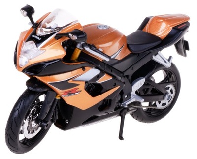 SUZUKI GSX-R1000 MODEL MOTOCYKL 1:12 MAISTO MIEDŹ