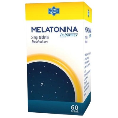 Melatonina Polfarmex 5 mg, 60 tabletek