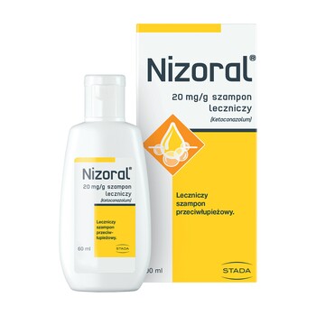 Nizoral 20mg/g szampon leczniczy łupież 60 ML